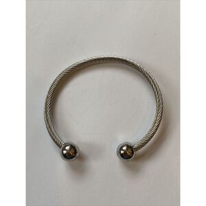 Sabona CUFF WELLNESS MAGNETIC BRACELET 7” Twisted Wire Stainless